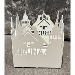 Ljuslykta Kiruna Kyrka vit